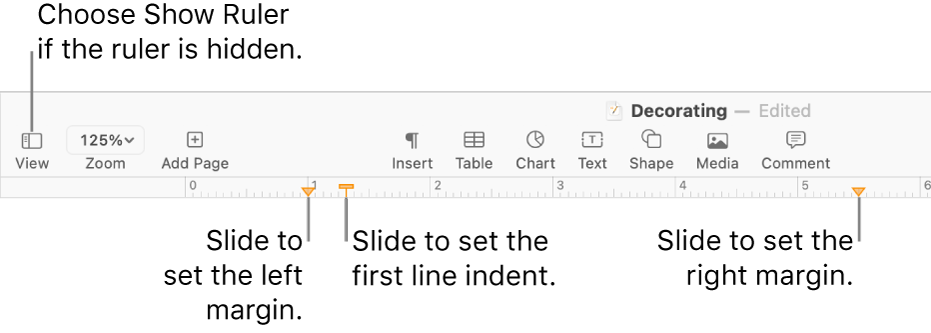 make the margins stay on one page for mac
